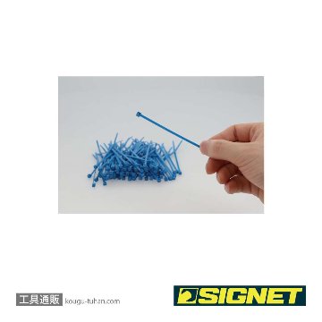 SIGNET 97061 ナイロン結束バンド ブルー 2.5X100の画像