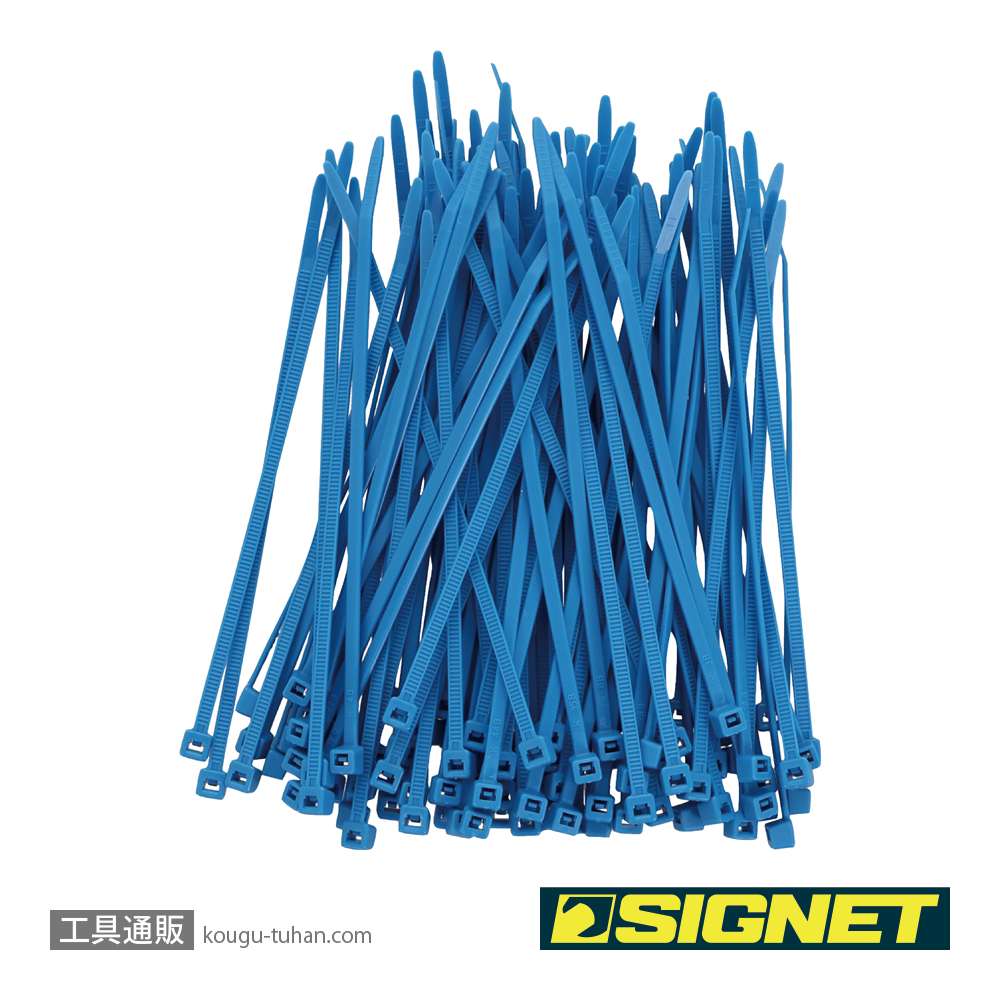 SIGNET 97063 ナイロン結束バンド ブルー 3.6X150の画像