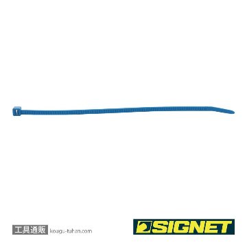 SIGNET 97065 ナイロン結束バンド ブルー 4.6X200の画像