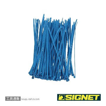 SIGNET 97065 ナイロン結束バンド ブルー 4.6X200の画像