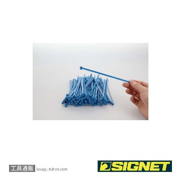 SIGNET 97065 ナイロン結束バンド ブルー 4.6X200の画像