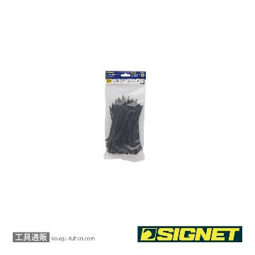 SIGNET 97067 ナイロン結束バンド 耐候性 ブラック 3.6X150の画像