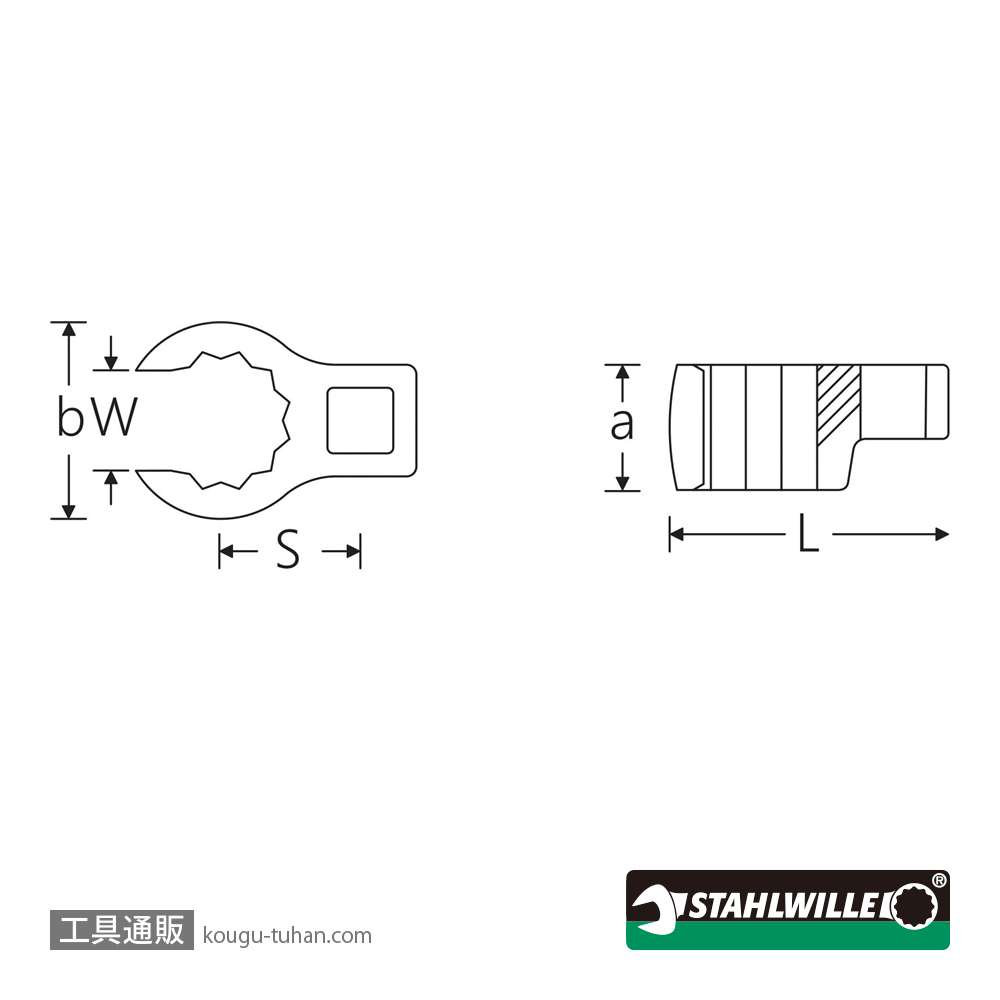 スタビレー 440-22 (3/8SQ)クローリングスパナ 22mmの画像
