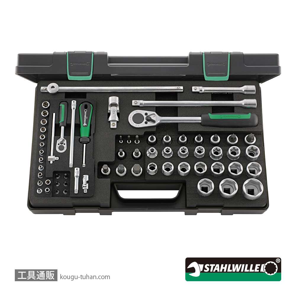 スタビレー 86TXKN (1/4SQ)(1/2SQ)ソケットレンチ63点セットの画像