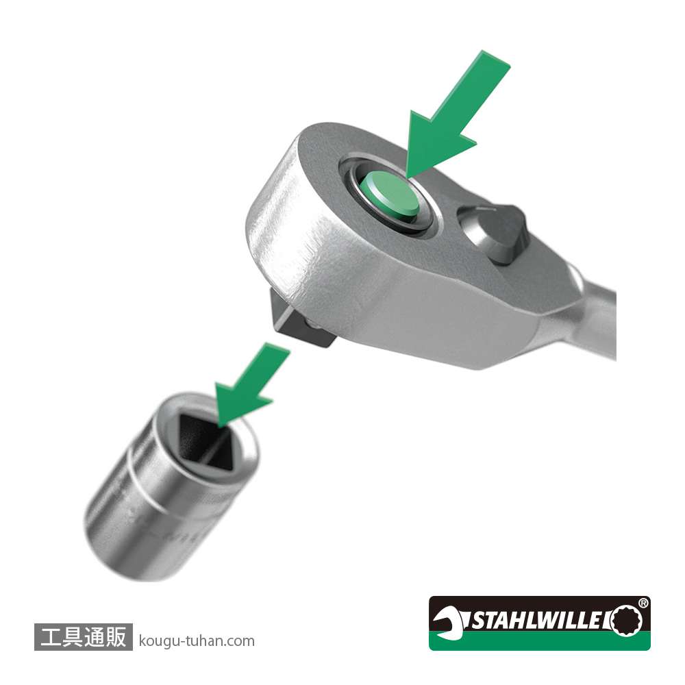 スタビレー 415QRLN (1/4SQ)ロング80ギア ラチェットハンドルの画像