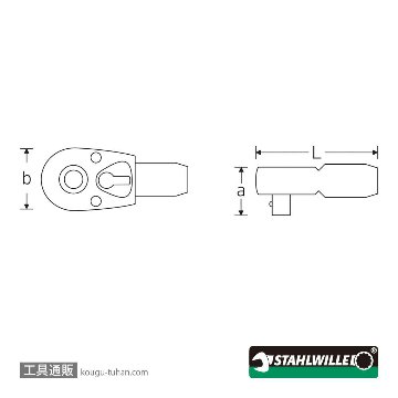 スタビレー 882 (1SQ)36ギア ラチェットヘッドの画像