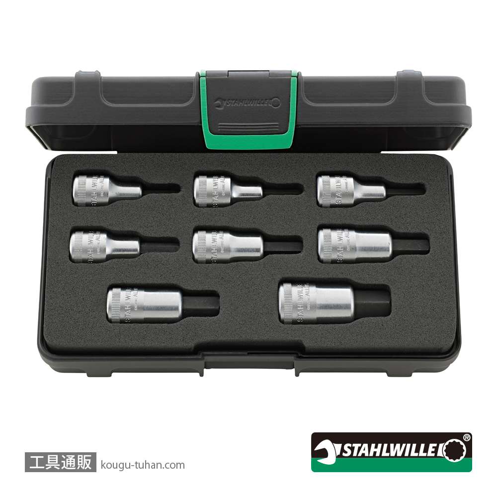 スタビレー 54/8 (1/2SQ)インヘックスソケットセット/六角(91331216)の画像