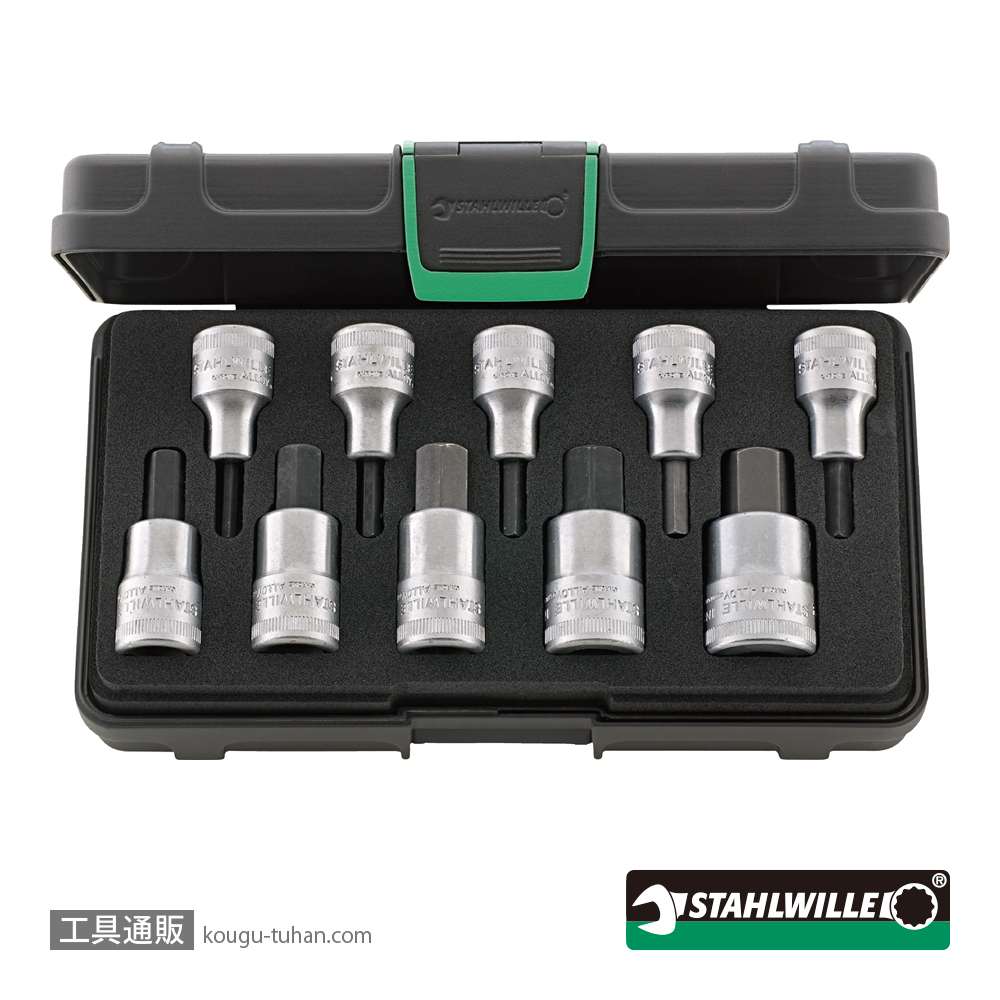 スタビレー 54/10KN (1/2SQ)インヘックスソケットセット (96031508)の画像