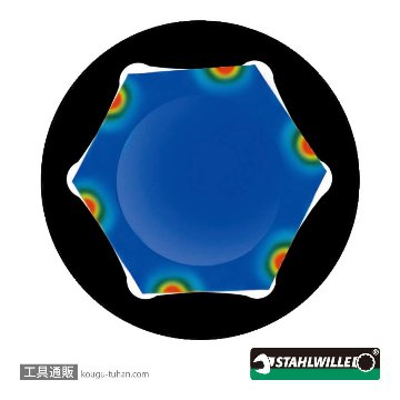 スタビレー 456-9 (3/8SQ)ソケット(6角) 9mmの画像