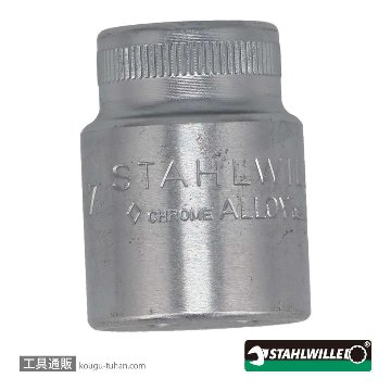 456-17 (3/8SQ)ソケット(6角) 17mm