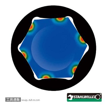 スタビレー 40A-1/2 (1/4SQ)ソケット(6角) 1/2インチの画像