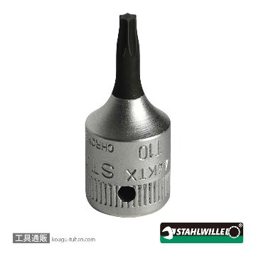 44KTX-T10 (1/4SQ)ヘクスローブビットソケット T10