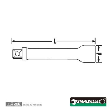 スタビレー 509/10 (1/2SQ)エキステンションバー 255mmの画像