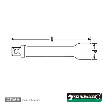 スタビレー 509/2QR (1/2SQ)エキステンションバー 52mmの画像