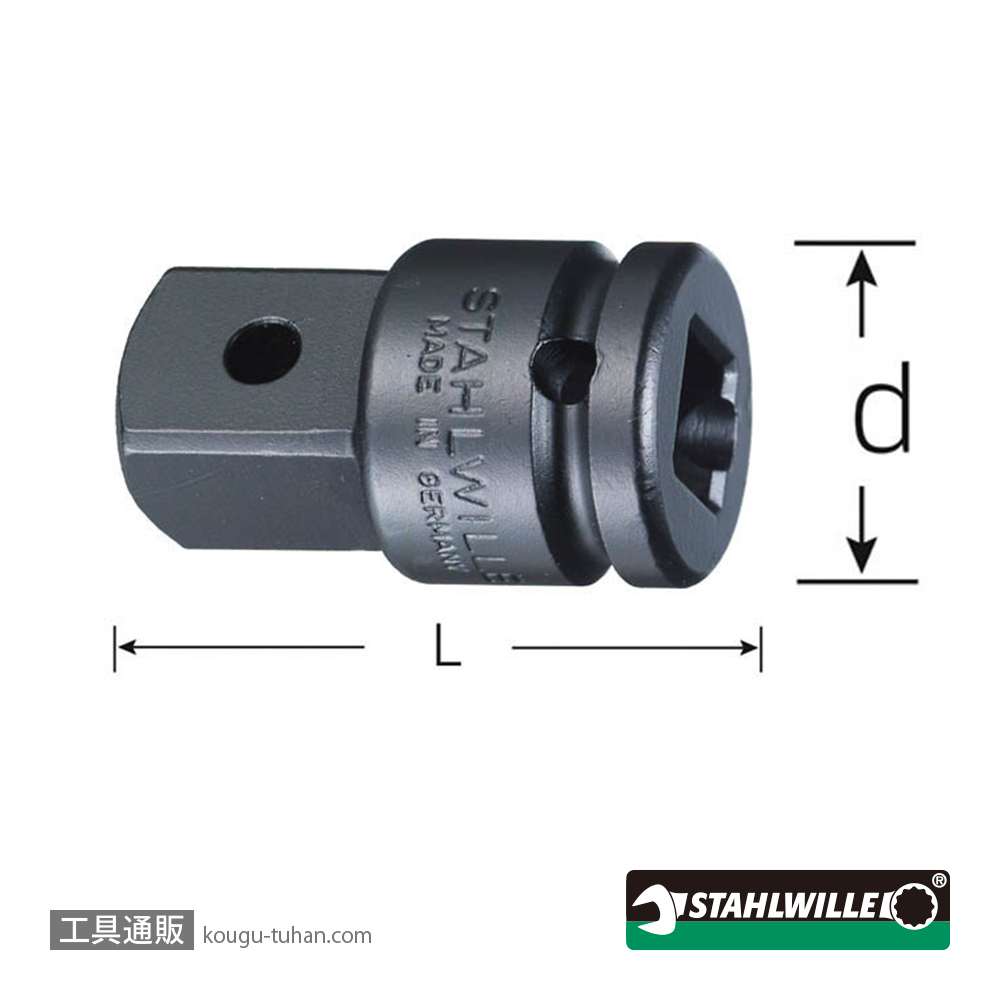 スタビレー 513IMP (1/2SQx3/8SQ)インパクト用アダプターの画像
