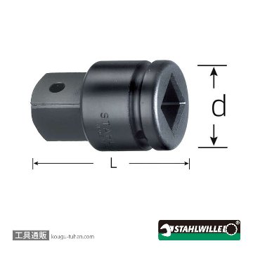 スタビレー 568IMP (3/4SQx1/2SQ)インパクト用アダプターの画像