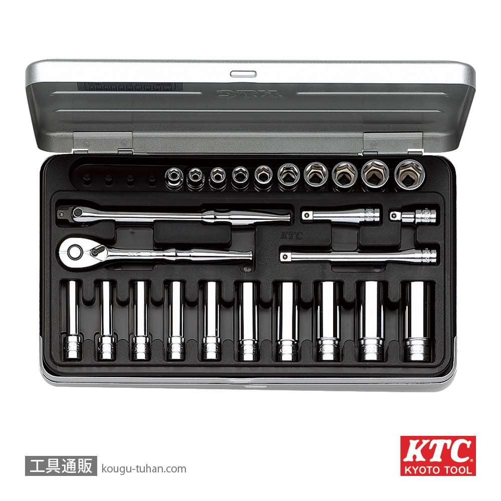 KTC TB2X20 (6.3SQ)ソケットレンチセット(ミリ)の画像
