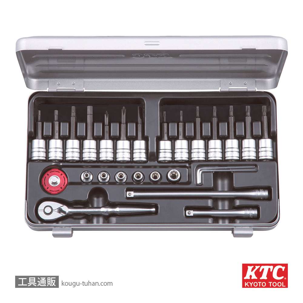 KTC TBT226TH 6.3SQ Ｔ型トルクスビットソケットレンチセットの画像