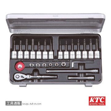 KTC TBT226HTH 6.3SQ T型イジリドメビットソケットレンチセットの画像