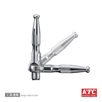 KTC BRSW3S (9.5SQ)ショートスイベルラチェットハンドルの画像