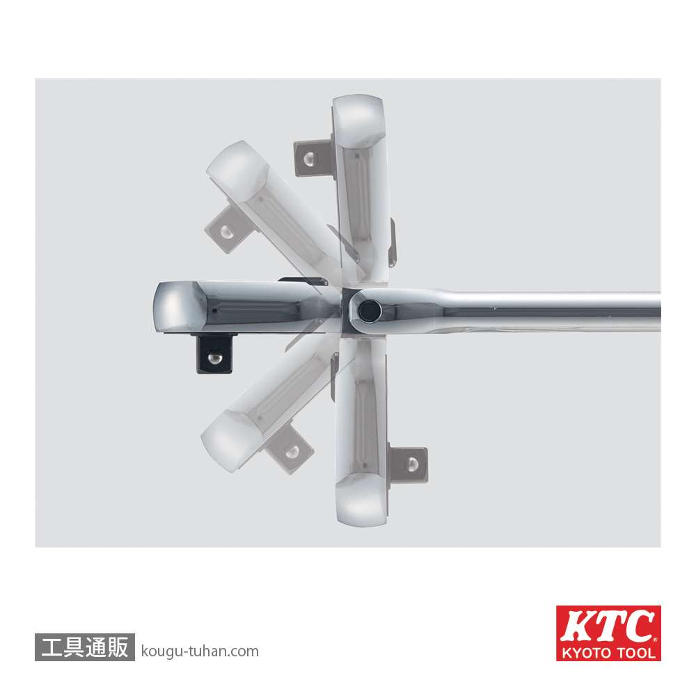 KTC BR390F 9.5sq.ラチェットハンドル(90枚ギア)の画像