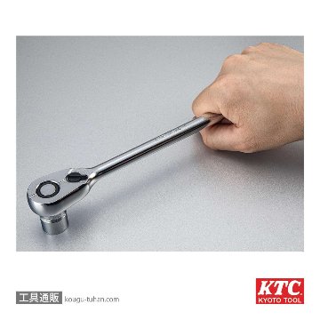KTC BR390FL 9.5sq.ロングラチェットハンドル(90枚ギア)の画像