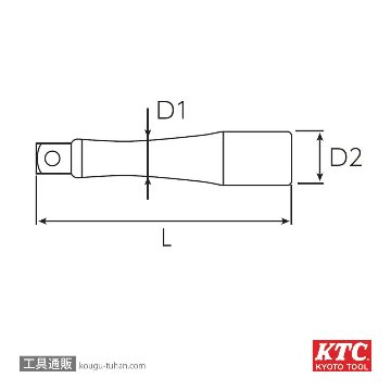 KTC BE2-075 (6.3SQ)エクステンションバーの画像