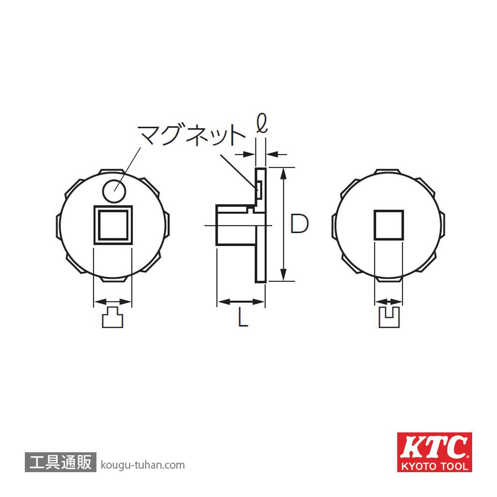 KTC BAE34 早回し変換アダプタの画像