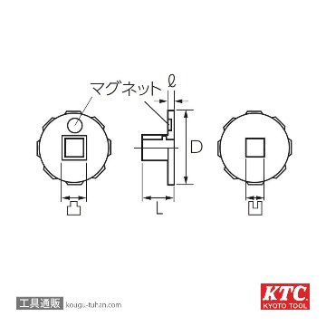 KTC BAE34 早回し変換アダプタの画像