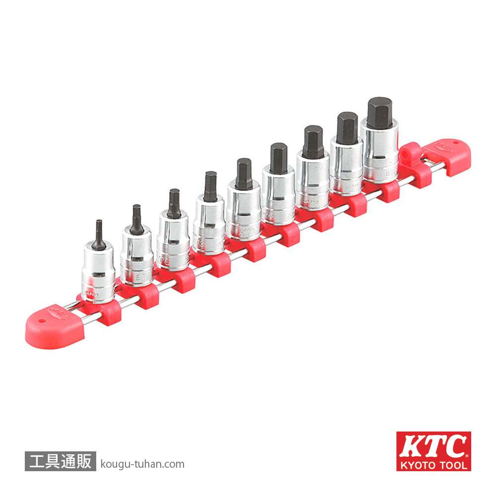 KTC TBT3SS09H (9.5SQ)スタッビヘキサゴンビットソケットセットの画像