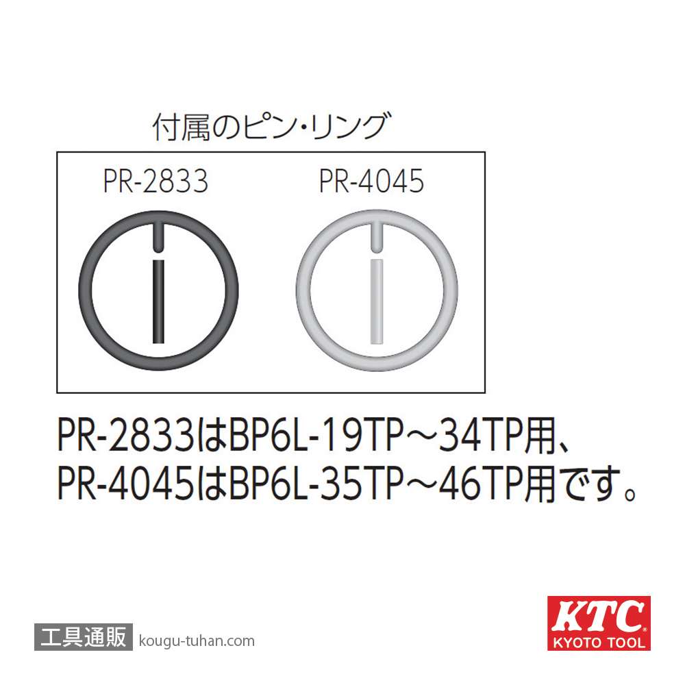 KTC BP6L-41TP (19.0SQ)インパクトソケット(ディープ)の画像