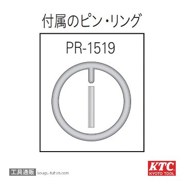 KTC BTP3-T25P (9.5SQ)Ｔ型インパクトトルクスレンチの画像
