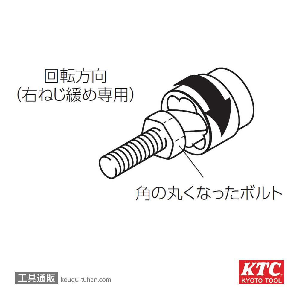 KTC B4TW-21 (12.7SQ)ツイストソケットの画像