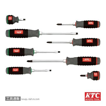 KTC TPMD18 樹脂柄ドライバセット (8本組)の画像