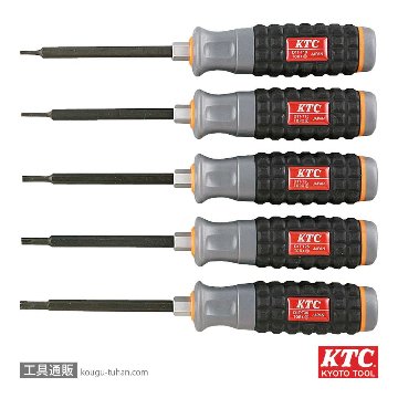 KTC TD1T5 樹脂柄Ｔ型トルクスドライバセット 5本組の画像