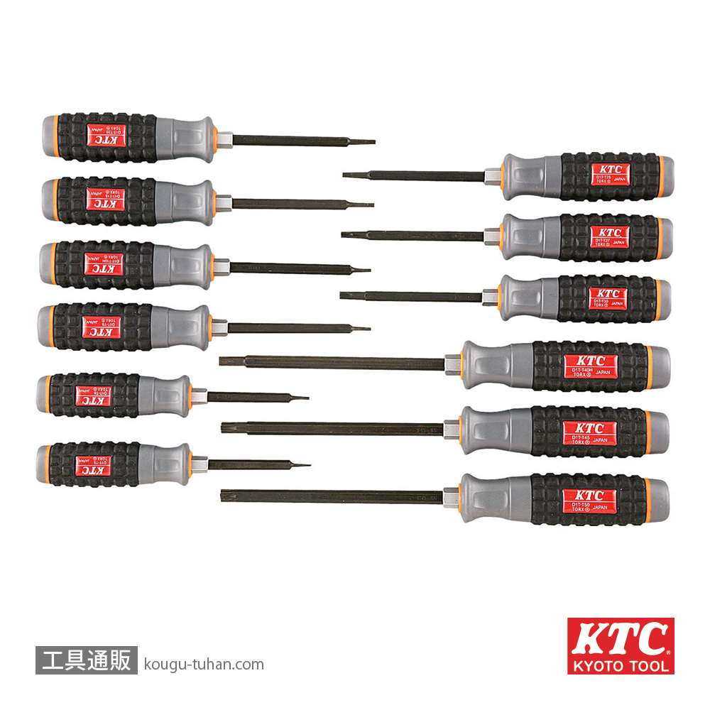 KTC TD1T12 樹脂柄Ｔ型トルクスドライバセット12本組の画像