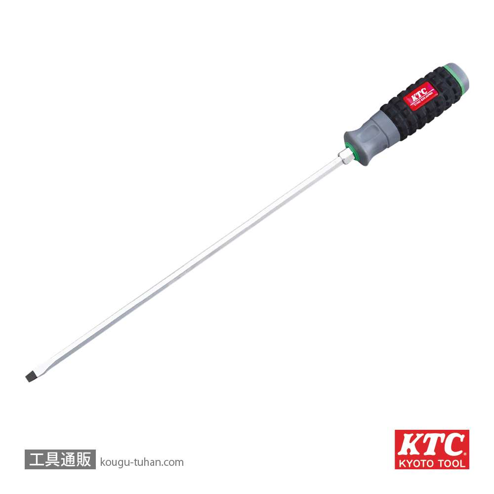 KTC D1M2-830 樹脂柄ドライバ ロング(マイナス)貫通の画像