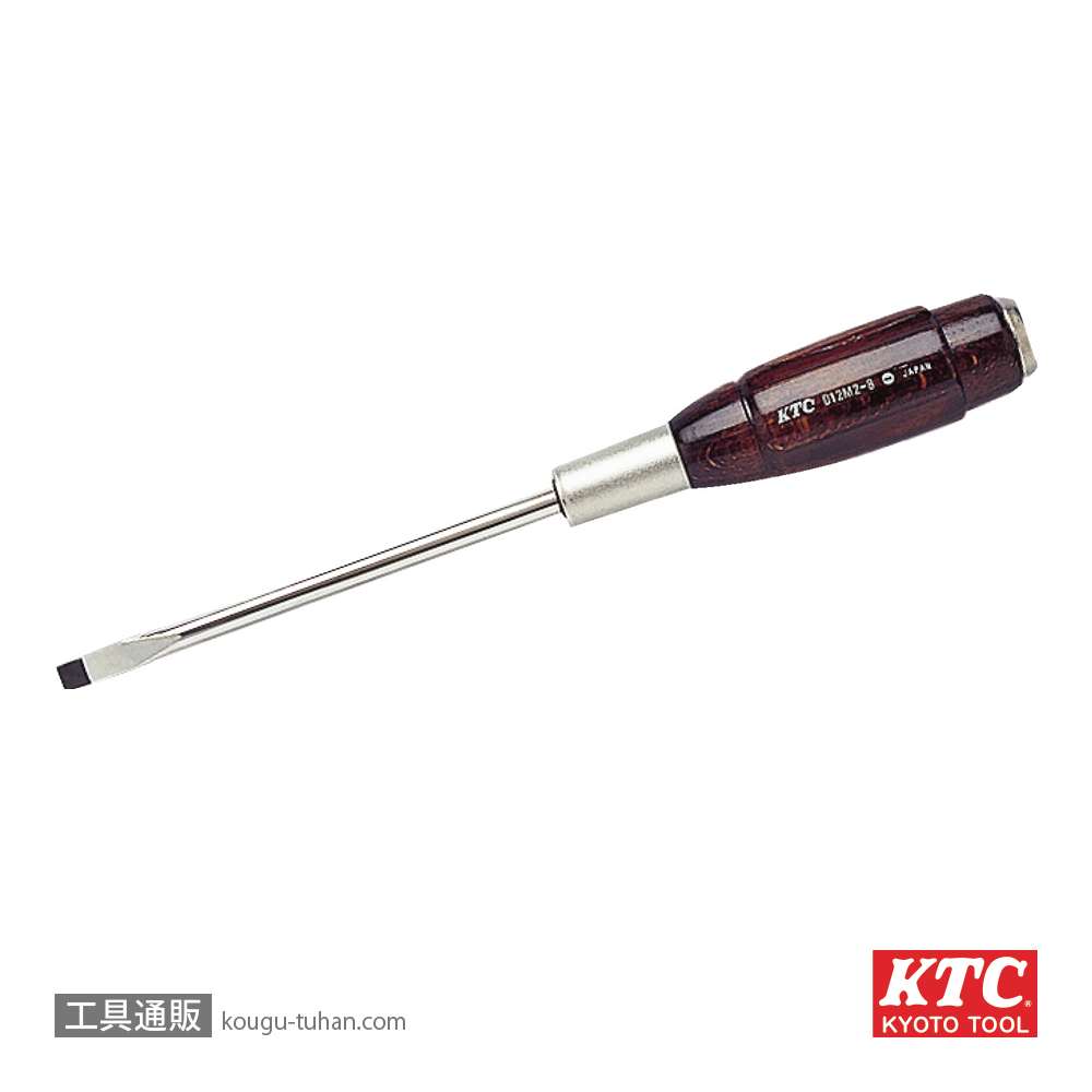 KTC D12M2-5 木柄ドライバ マイナス貫通タイプの画像