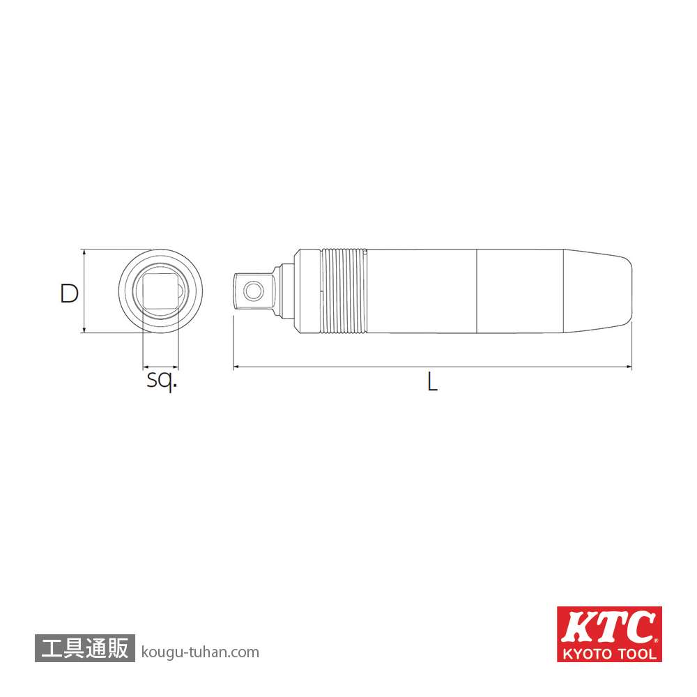KTC SD30-B インパクトドライバ 本体の画像