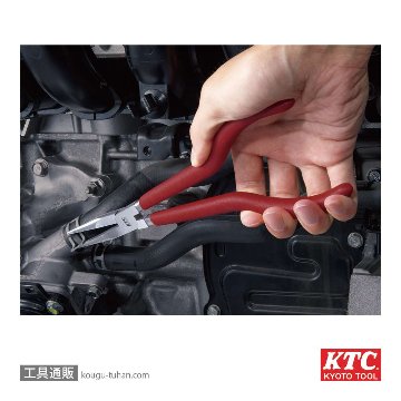 KTC PS6-302A ストレートロングノーズペンチ ロングタイプの画像