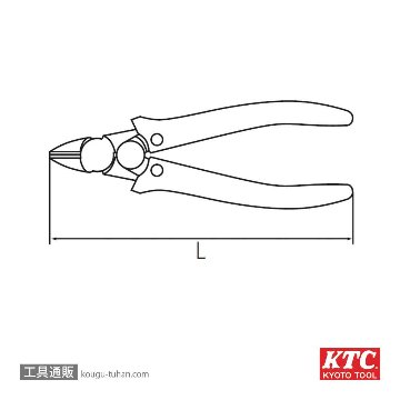KTC DPP-165 倍力ニッパの画像
