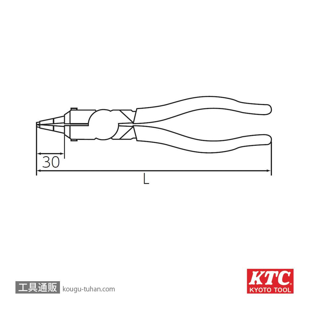 KTC SCP-171 直型スナップリングプライヤ穴用の画像