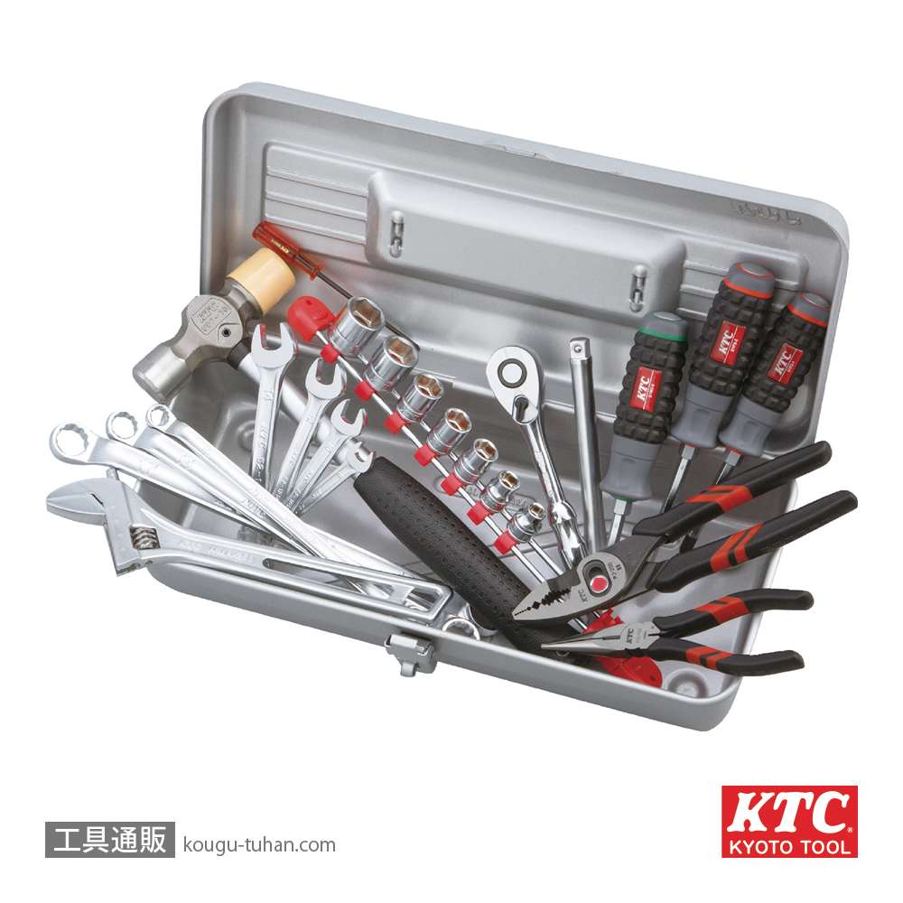 KTC SK3242S 工具セット(片開きメタルケースタイプ)[25点]の画像