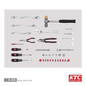 KTC SK3242S 工具セット(片開きメタルケースタイプ)[25点]の画像