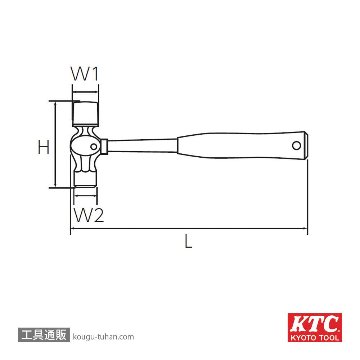 KTC UD7-10 コンビハンマの画像