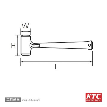 KTC UD1-10 コンポーネントハンマの画像