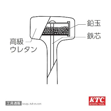 KTC UD1-10 コンポーネントハンマの画像