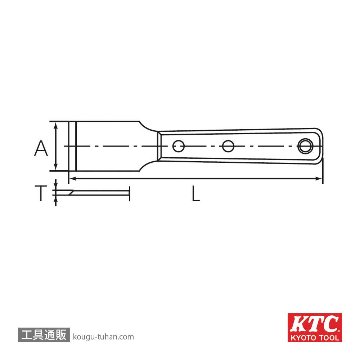 KTC KZ1-22 ステンレススクレーパーの画像