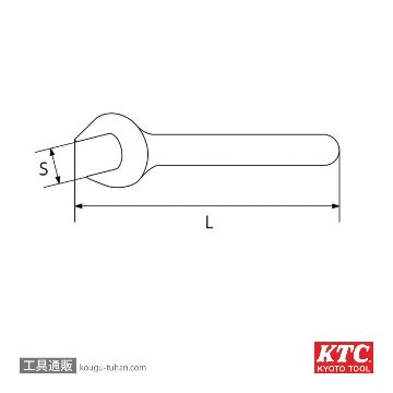 KTC ZS2-08SE 絶縁スパナ 8MMの画像