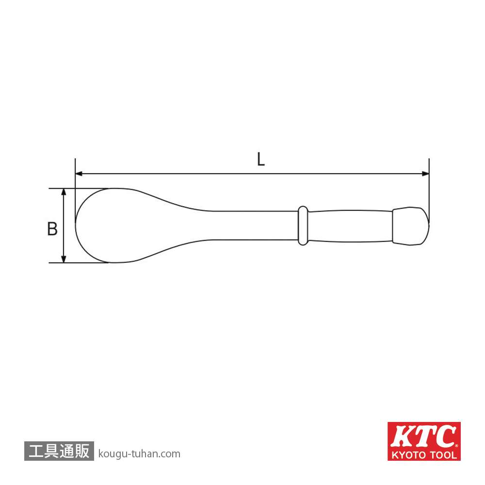 KTC ZGWPA20525 (6.3SQ)絶縁トルクレンチの画像